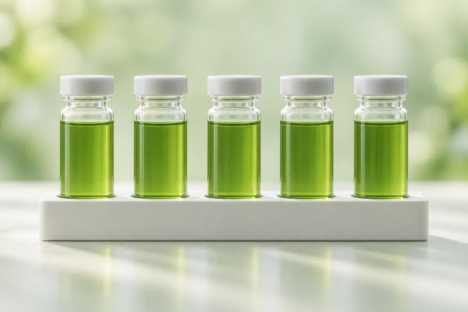 Illustrative recovered green culture samples